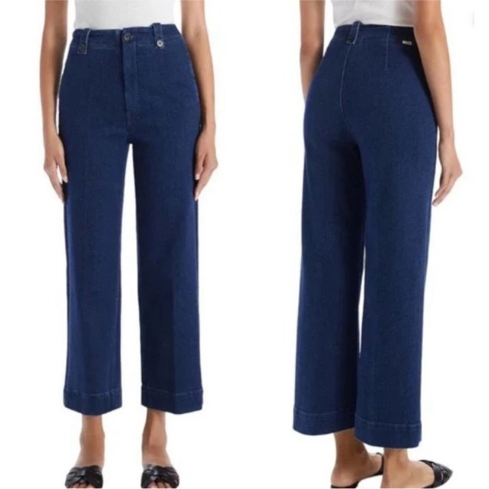 MOTHER The Zipped Greaser Loop High Waist Crop
Wide Leg Jeans 26